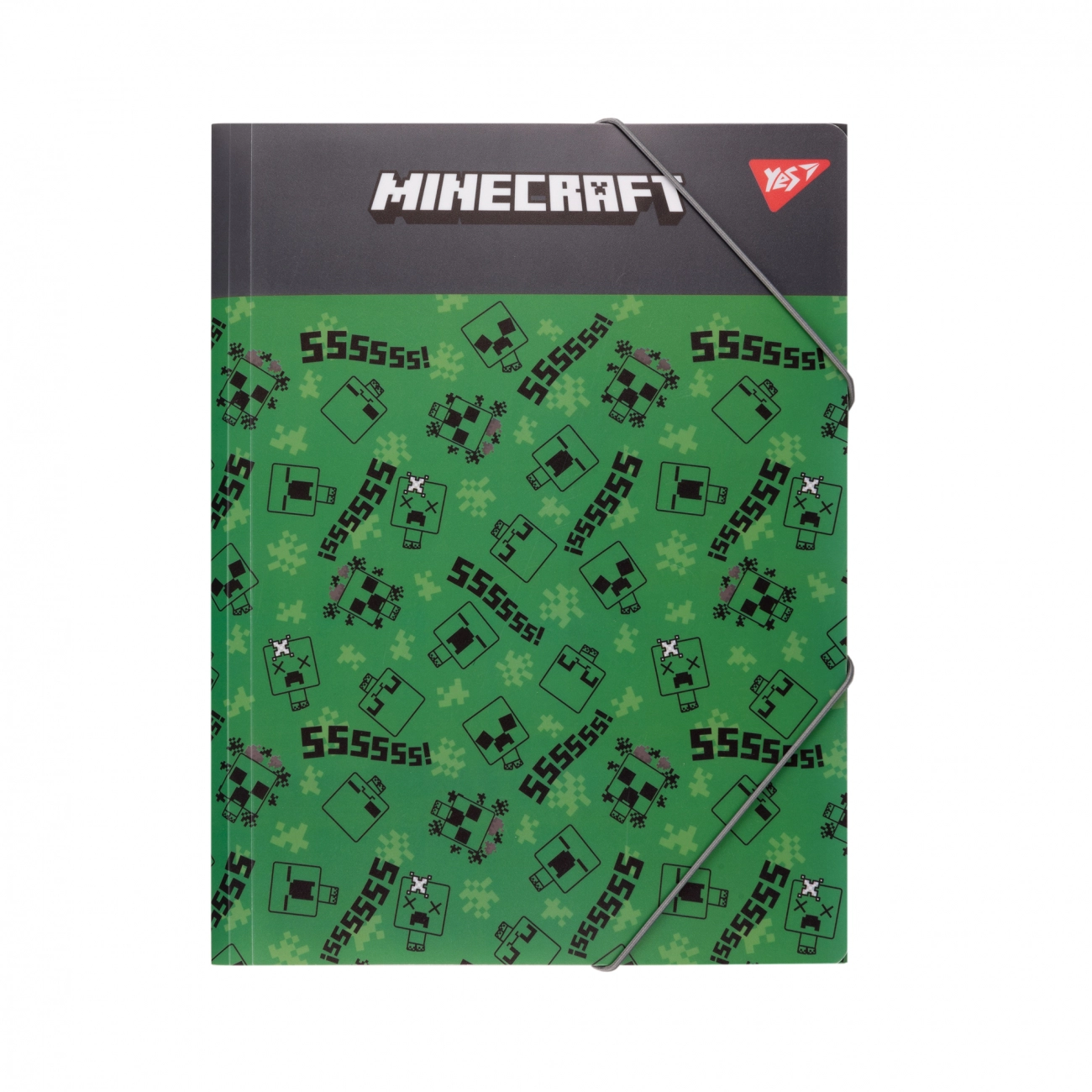 Папка YES A4 на гумці Minecraft Creepers 492214