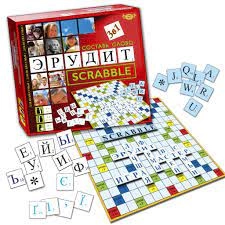 Настільна гра Scrabble. Склади слово. Ерудит