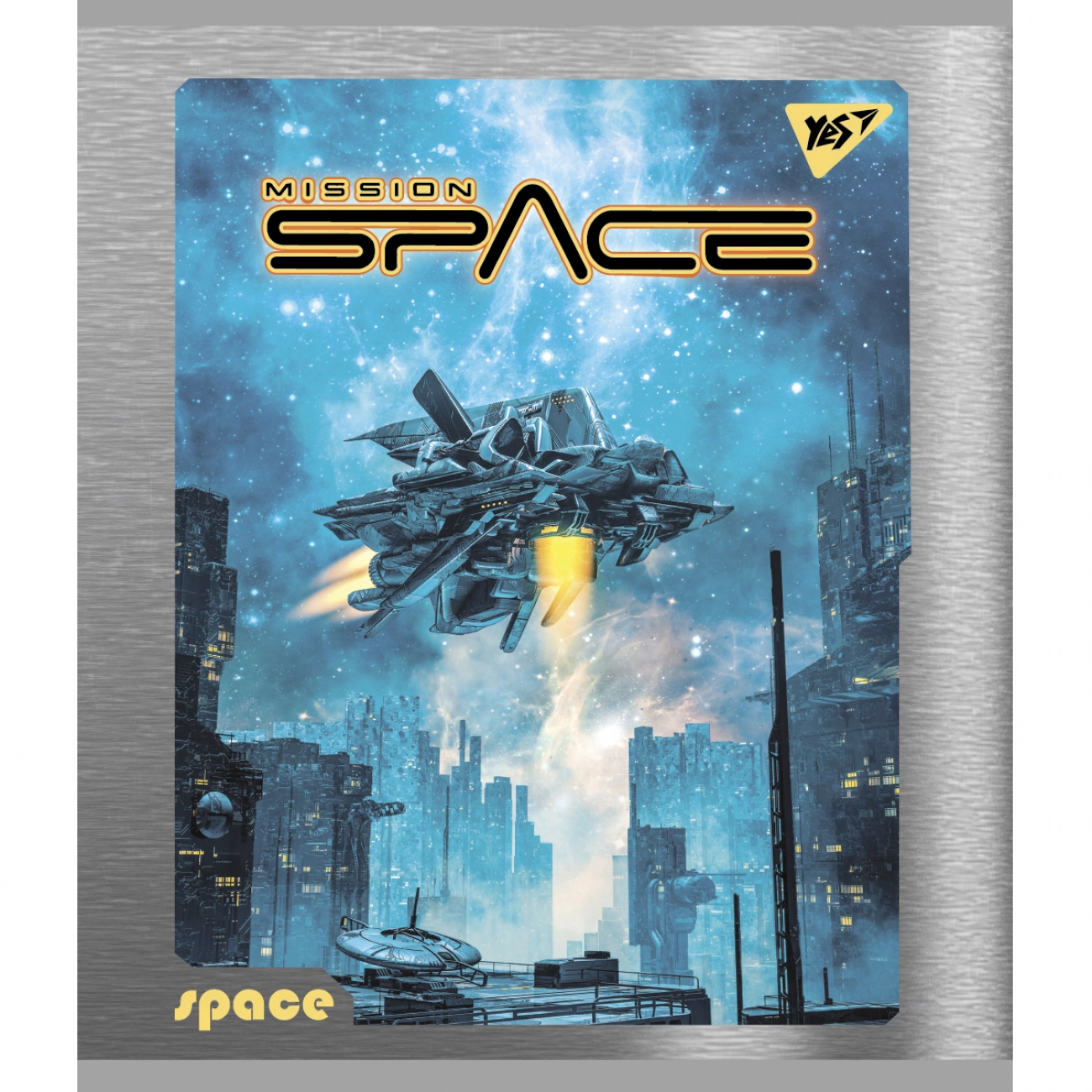 Зошит учнівський 96 аркушів клітинка Yes Преміум Space 766898