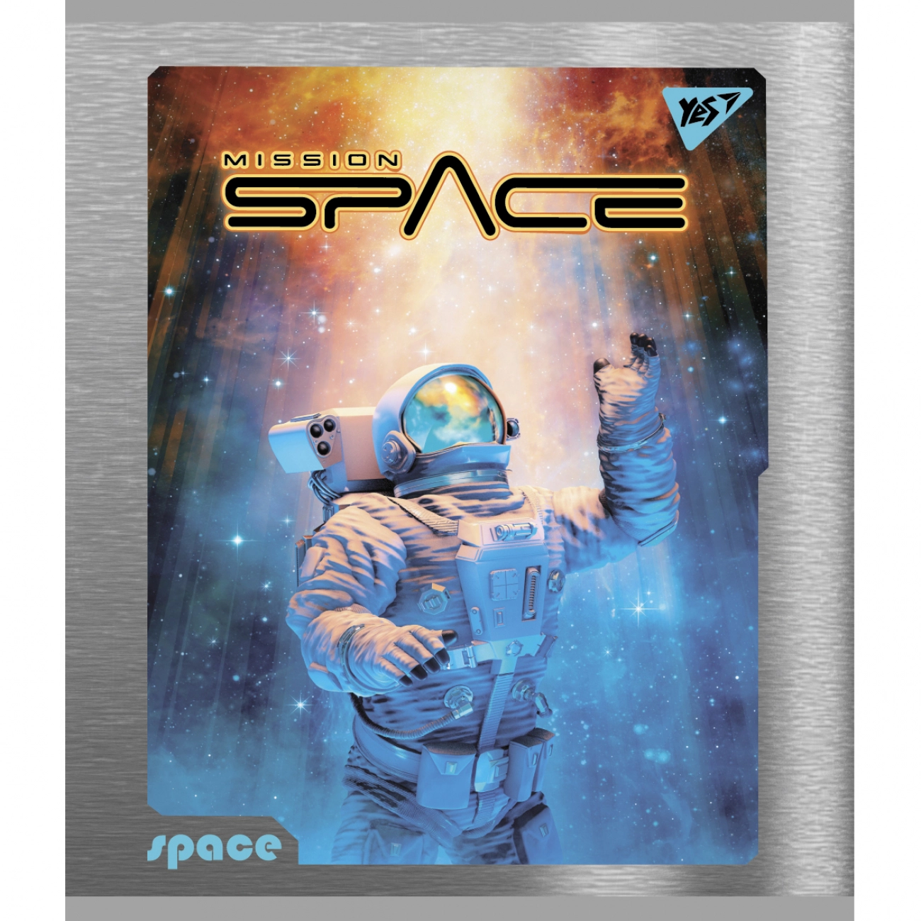 Зошит учнівський 96 аркушів клітинка Yes Преміум Space 766898