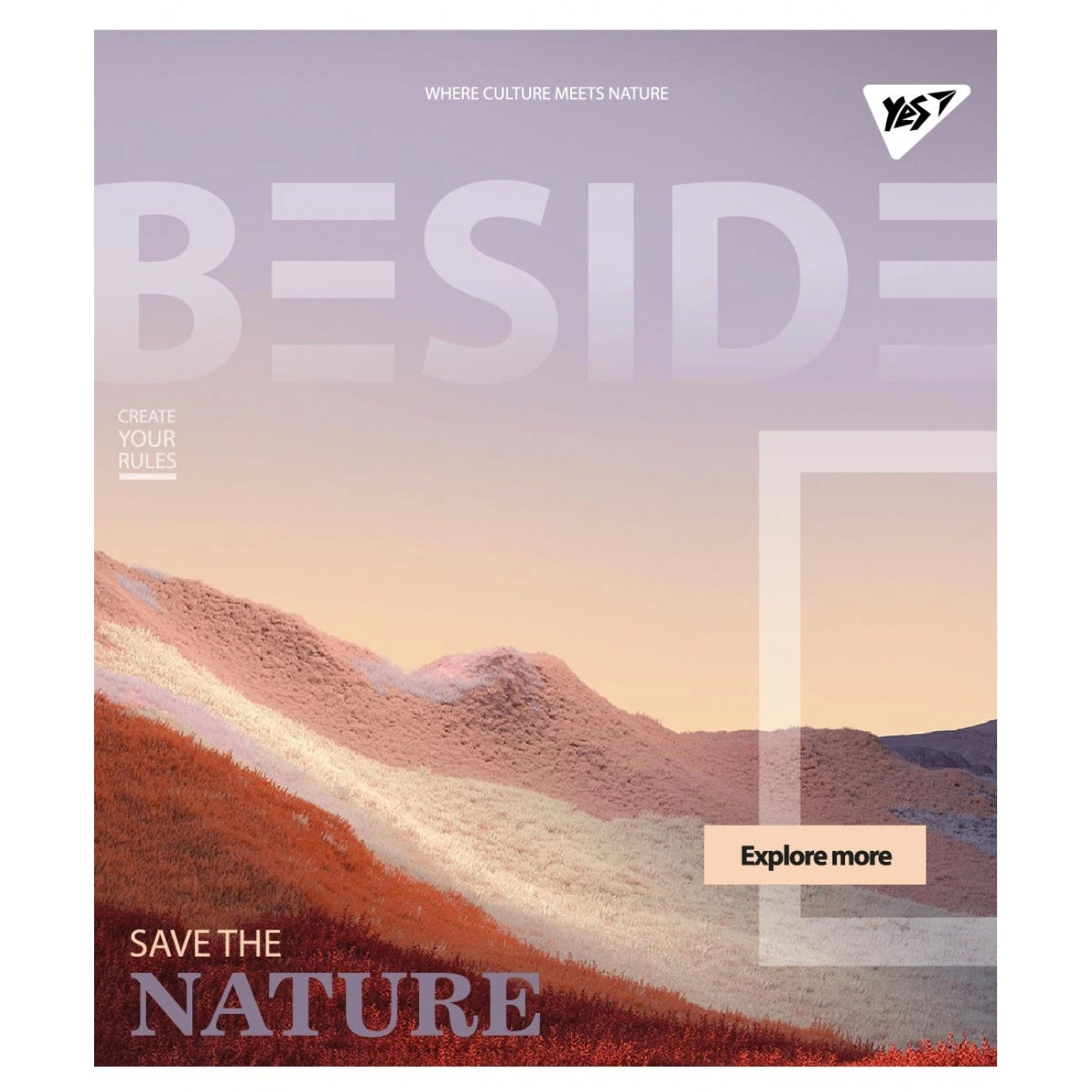 Зошит 48 лін. YES  BESIDE