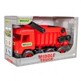 39486 Авто Middle truck самоскид (червоний) в коробці