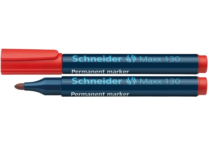 Маркер перманентний круглий червоний 130 Schneider S113002