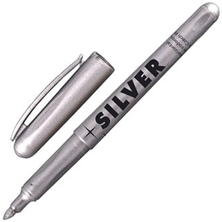 Маркер спеціальний 1,5-3мм Gold&Silver 2690 Centropen  срібний