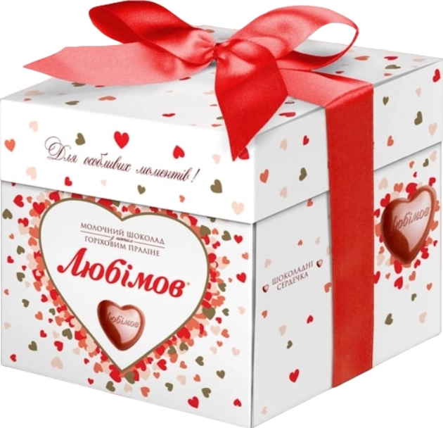 Цукерки Любимов в молочному шоколаді 208г