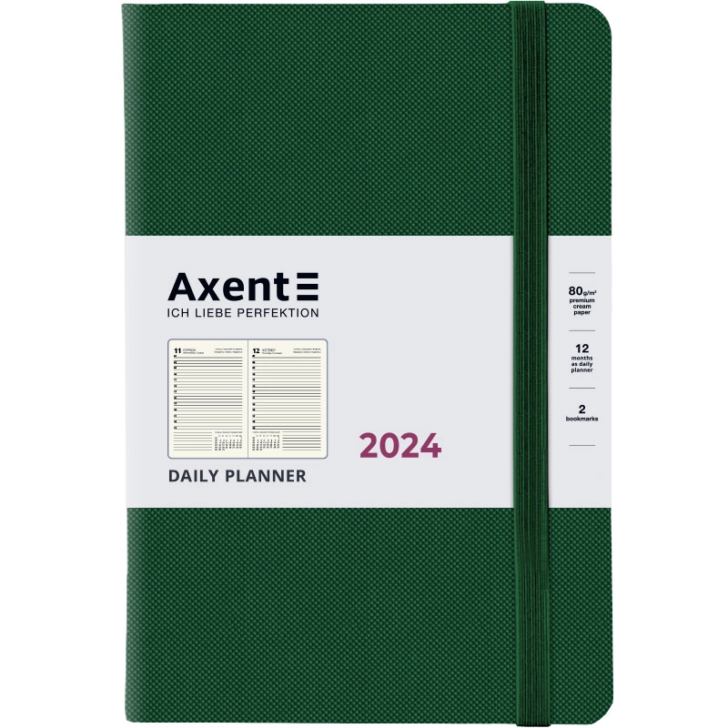 Щоденник Axent 2024 Partner Soft Diamond смарагдовий 8818-24-55-A