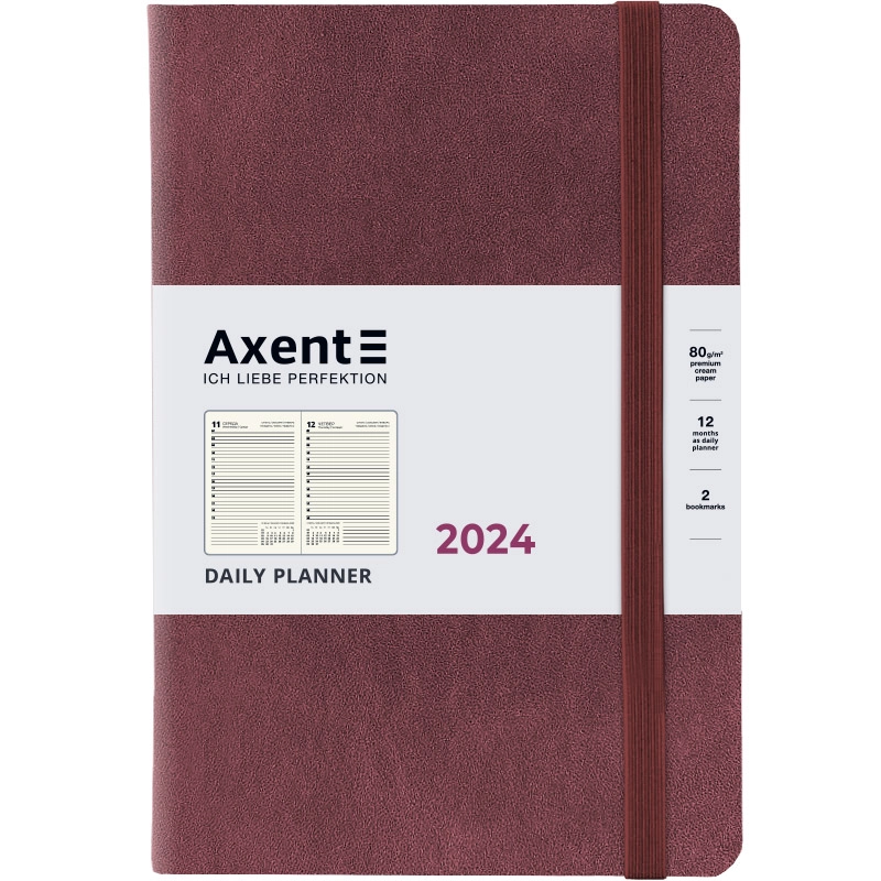 Щоденник Axent 2024 Partner Soft Nuba сливовий 8817-24-58-A