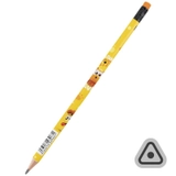 Олівець чорнографітний Kite з гумкою тригранний GF GF25-046