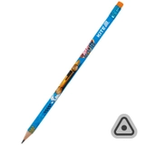 Олівець чорнографітний Kite з гумкою тригранний HW HW25-046
