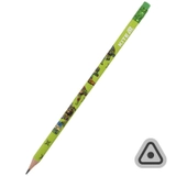 Олівець чорнографітний Kite з гумкою тригранний NT NT25-046