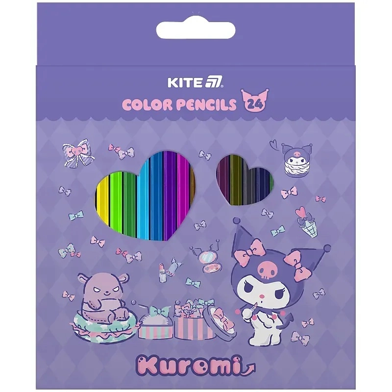 Олівці кольорові Kite 24 шт HK HK25-055