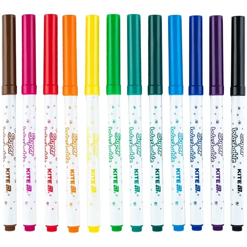 Фломастери 12шт Kite Creative Superwashable K-1152