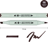 Маркер спиртовий Santi Brush SA-98 каштановий коричневий 390944