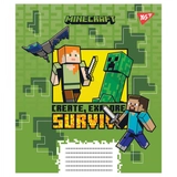 Зошит 12 аркушів лінія YES Minecraft 766546