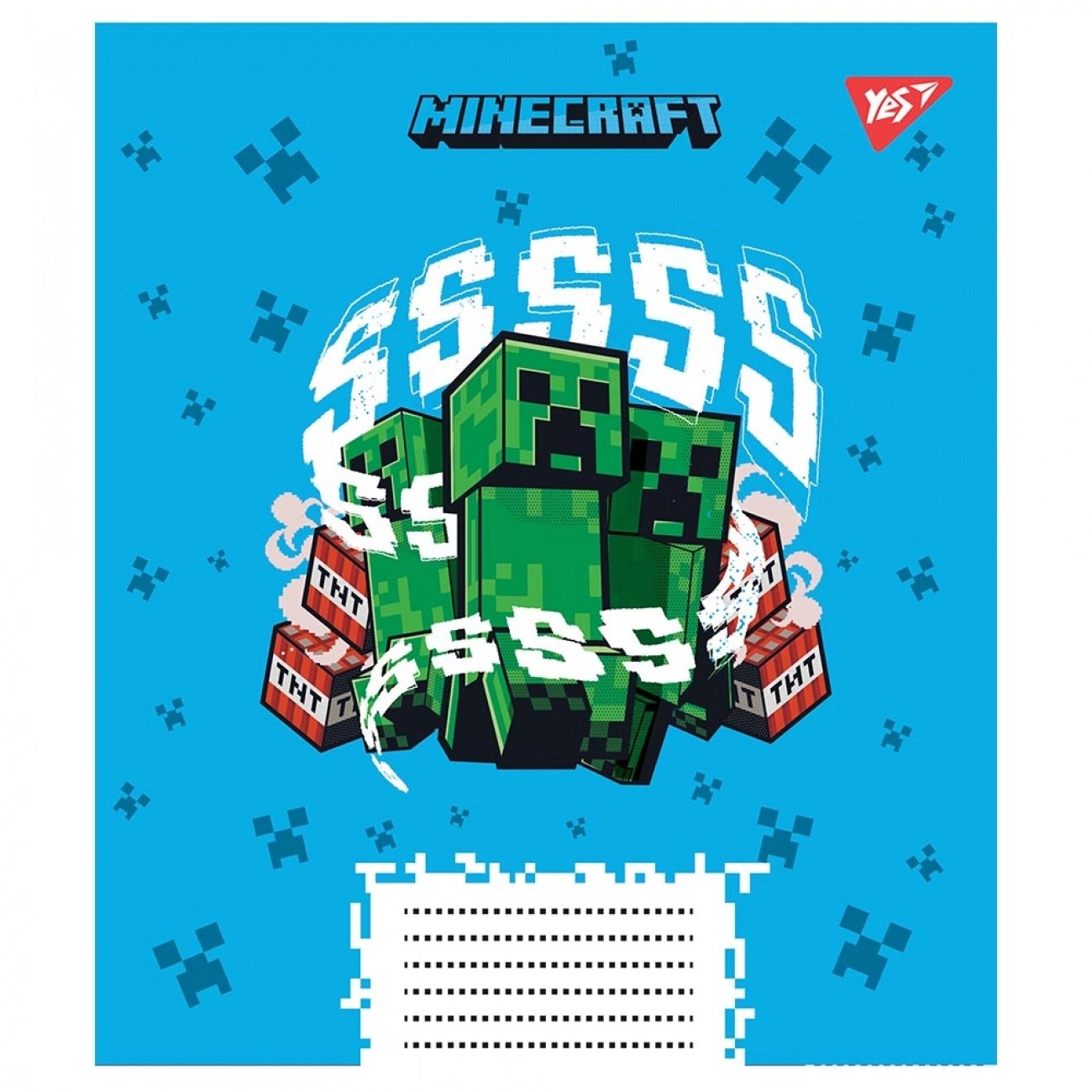 Зошит 12 аркушів лінія YES Minecraft 766546