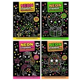 Розмальовка Апельсин з неоновими наліпками Neon Stikers book РМ-69
