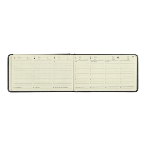 Щотижневик датований BUROMAX 2024 кишеньк VELOUR мятний BM 2902-38
