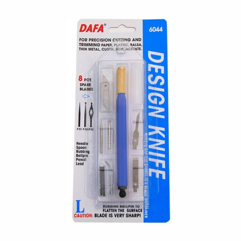 Набір для моделювання Dafa: макетний ніж із 8 лезами та 7 насадками — фото 2