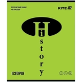 Зошит предметний 48 аркушів клітинка Bright історія K25-240-14