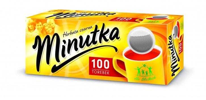 Чай Minutka чорний пакетований 100 шт.