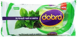 Мило туалетне DOBRA Зелений чай та мята 60г