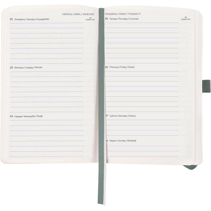 Щотижневик Axent 2024 Partner Soft Earth Colors рожевий 8519-24-03-A