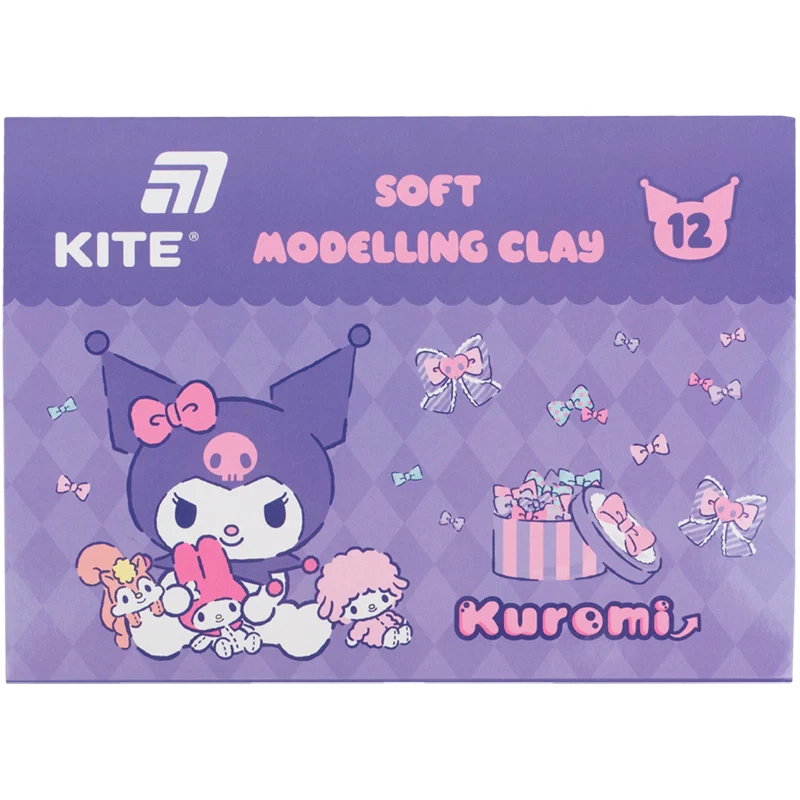 Пластилін восковий 12 кольорів Kite 240 г HK HK24-1086