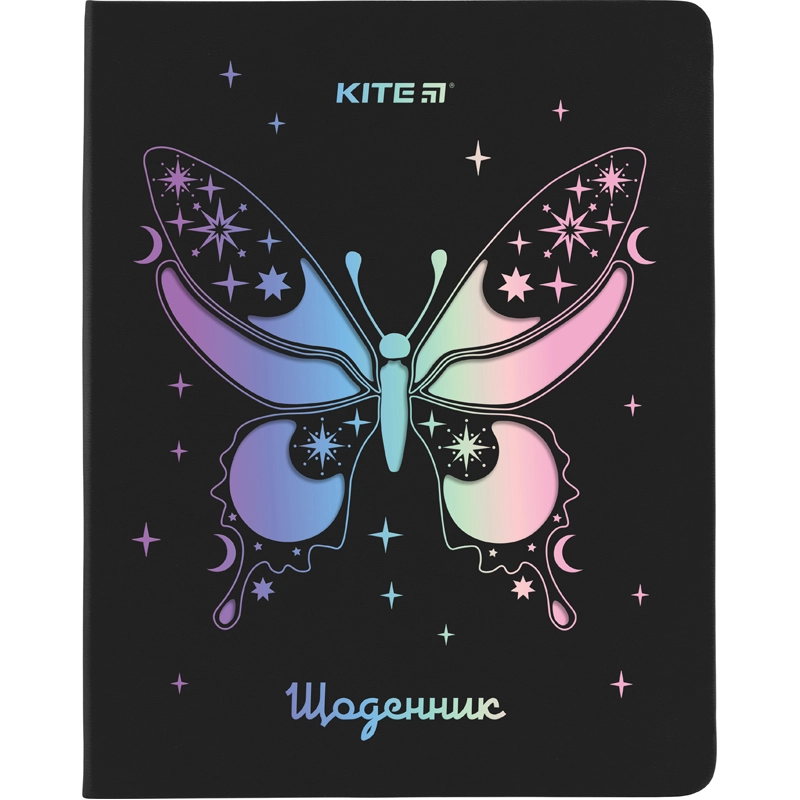 Щоденник шкільний, тверда обкл. PU, Butterfly K22-264-5