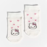 Шкарпетки V&T слід ШДС 024-1764-1 Kitty 20-22 Молочний