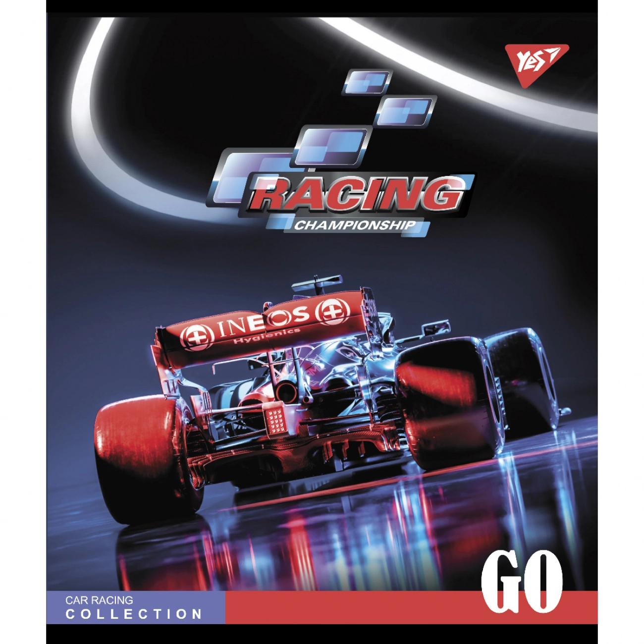 Зошит учнівський 48 аркушів клітинка Yes Racing championship 766863