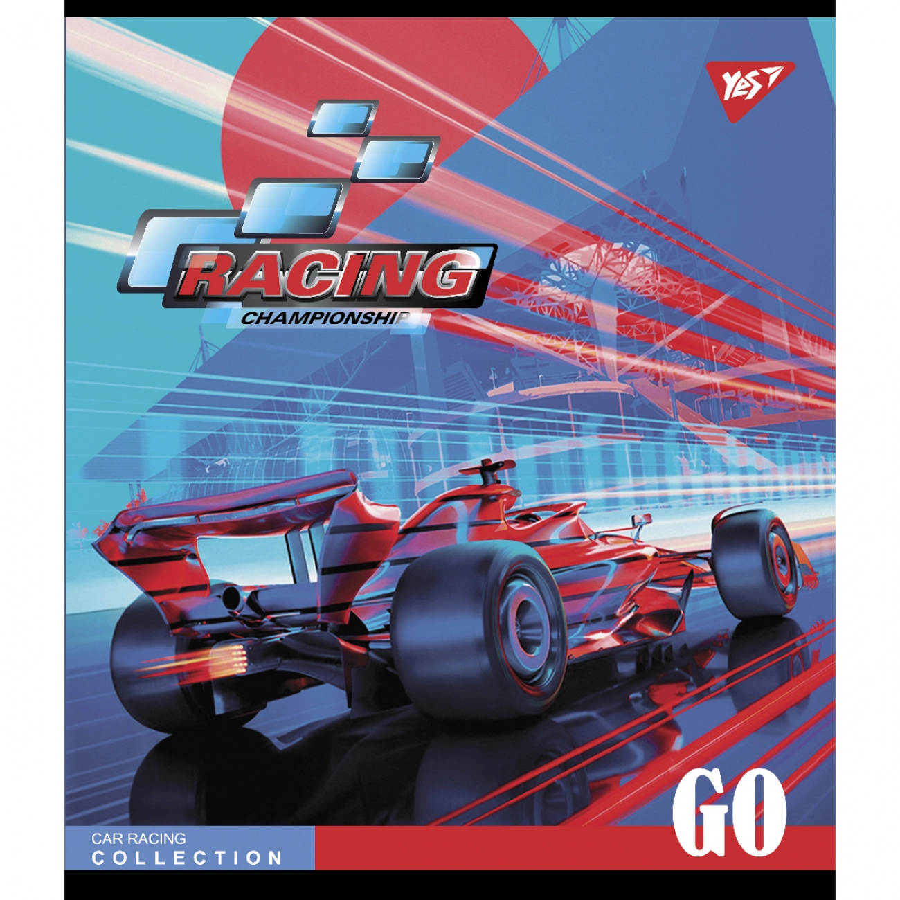Зошит учнівський 48 аркушів клітинка Yes Racing championship 766863