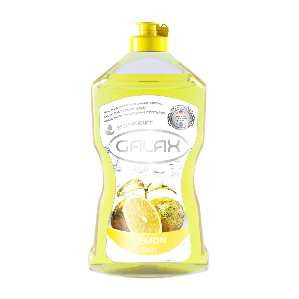 GALAX Концентрована рідина для миття посуду лимон 500мл