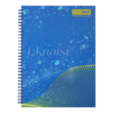 Зошит для нотаток А4, 96 арк., пружина, кл., тв. лам. Палітурка