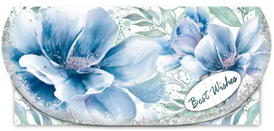 Конверт для грошей Folio К-577 Блакитні квіти168473