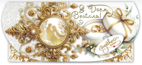 Конверт для грошей Folio К-621 З Днем весілля 170012