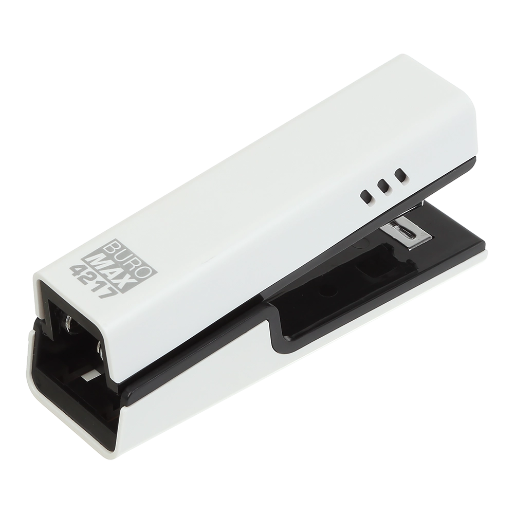 Степлер пластик 20 арк Buromax білий №24,26 BM.4217-12