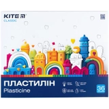 Пластилін 36 кольорів Kite Classic 720 г K-078