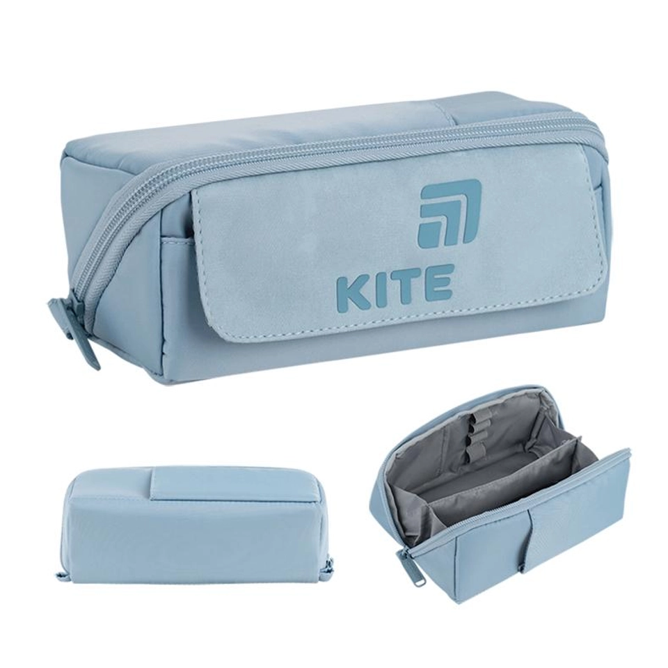 Пенал Kite 2702-2 сіро-блакитний K26-2702-2 — 