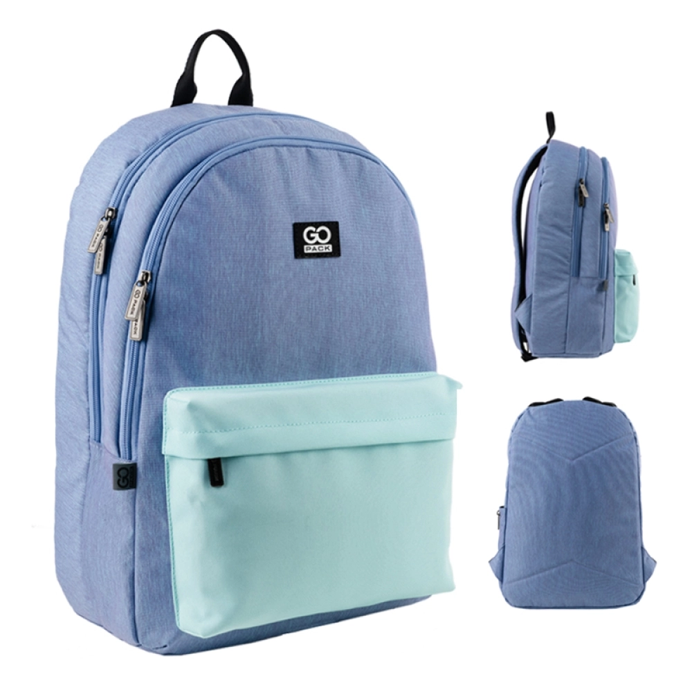 Рюкзак GoPack Education Teens 140L-2 мятно-блакитний GO24-140L-2