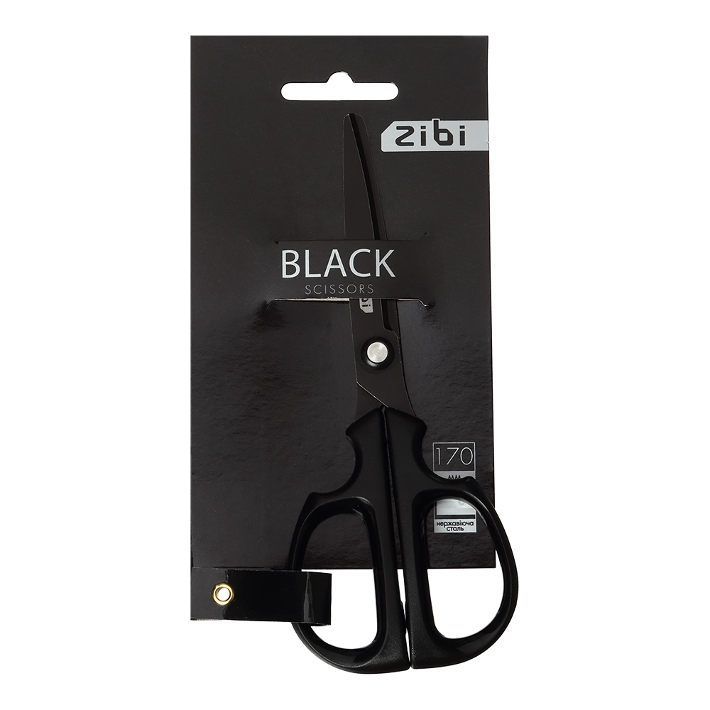 Ножиці 170мм Black ZB.5024