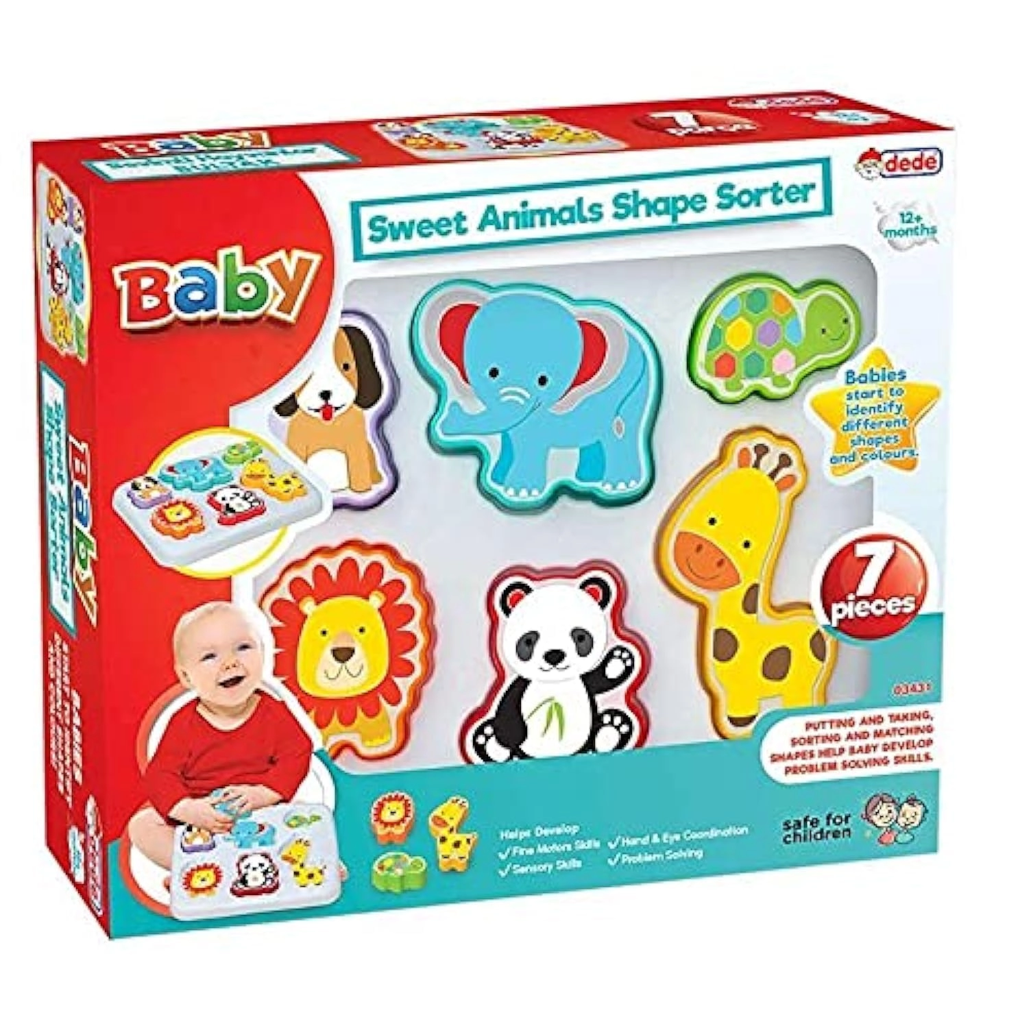 Сортер звірята 285*260*60 мм Dede