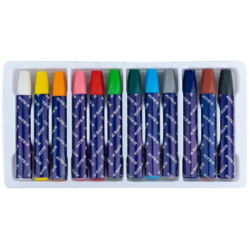 Пастель олійна 12 кольорів Kite Classic K-071