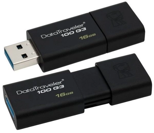 Накопичувач USB 16Gb KINGSTON DT100 G3 USB3.0