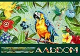 Альбом для малювання на спіралі Офорт 40арк 120 г/м A4 АА4140