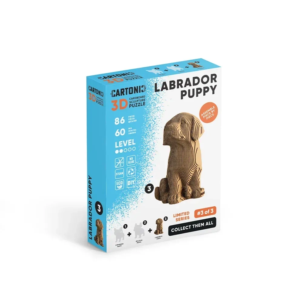 Картонний конструктор Cartonic 3D Puzzle LABRADOR PUPPY  CARTMNLABRA