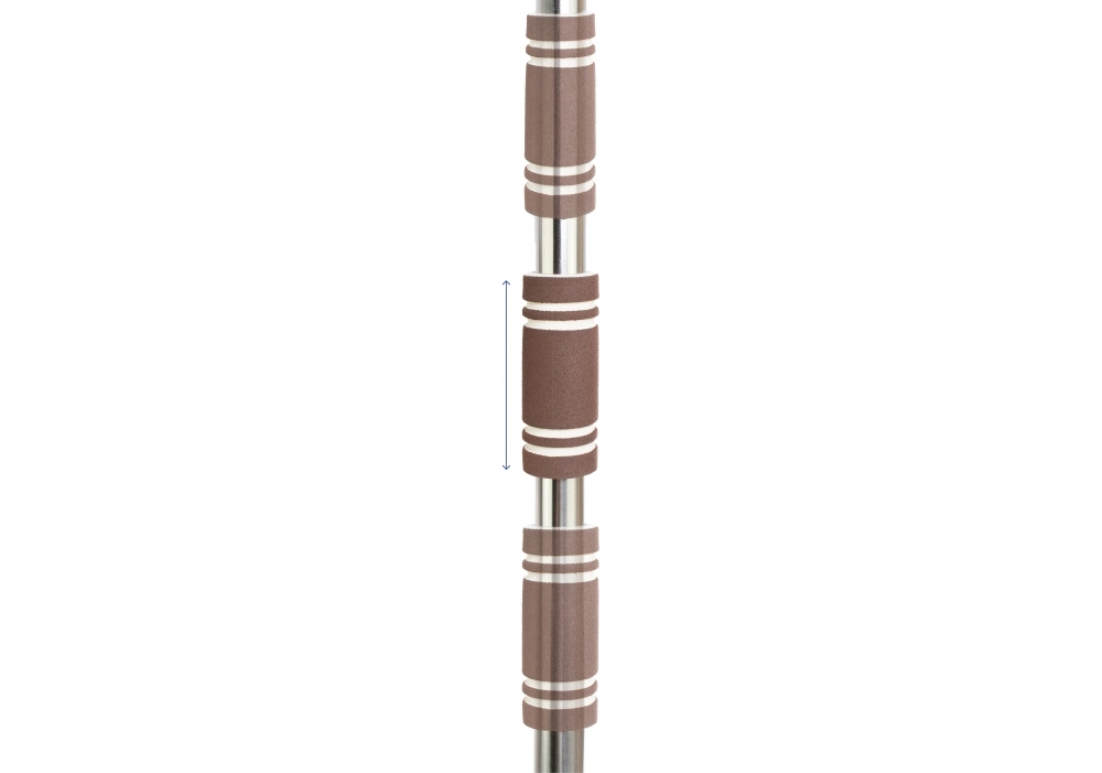Мітла універсальна Optima cleaning з хромованою ручкою 118 см (руда)