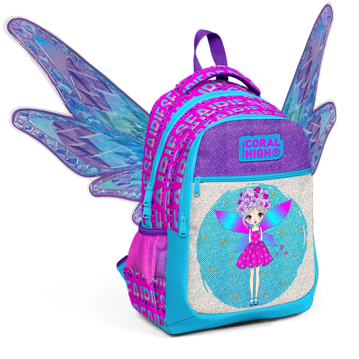 Рюкзак шкільний Coral High з крилами 23494