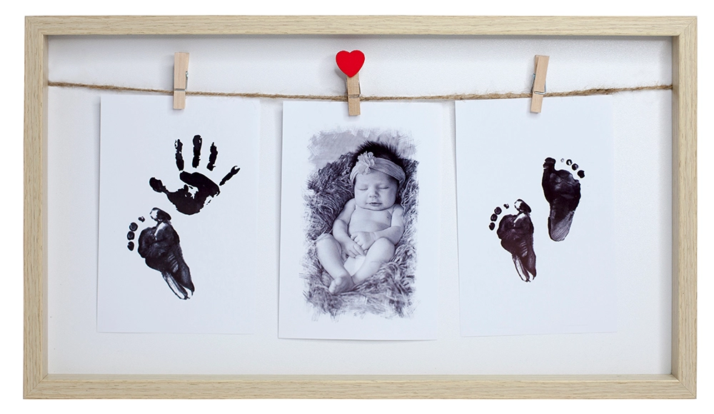 Фотоколаж з прищепками  на 3 фото FKС12(22*40)-02w