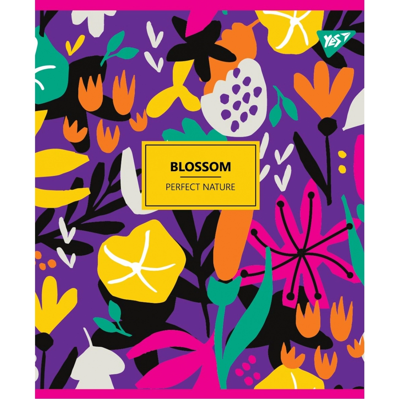 Зошит 96 аркушів клітинка YES BLOSSOM 764397