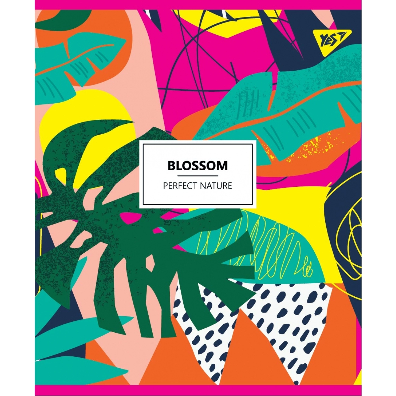 Зошит 96 аркушів клітинка YES BLOSSOM 764397